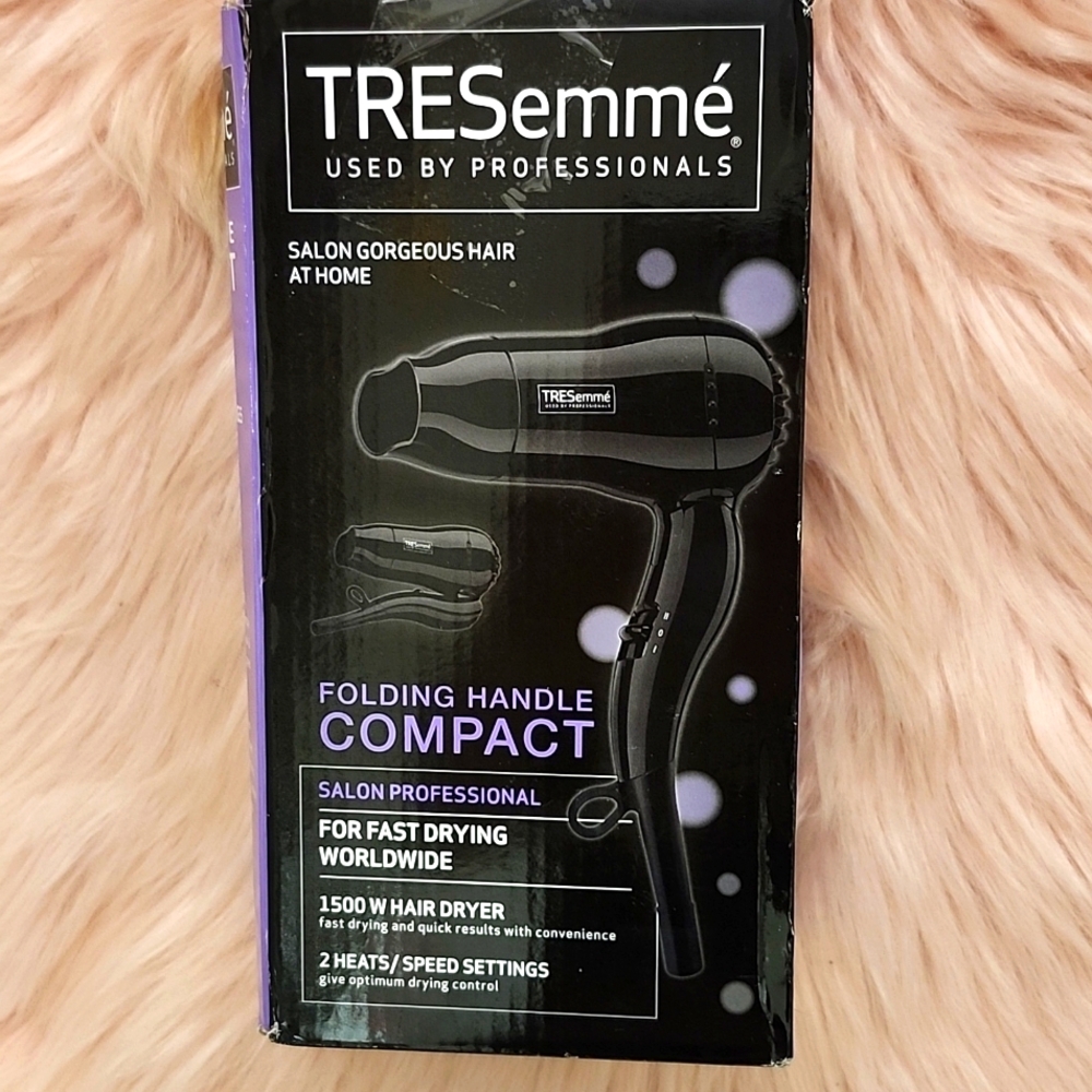 Brand New TreSemme FAST DRY FOLDING TRAVEL HAIR DRYER